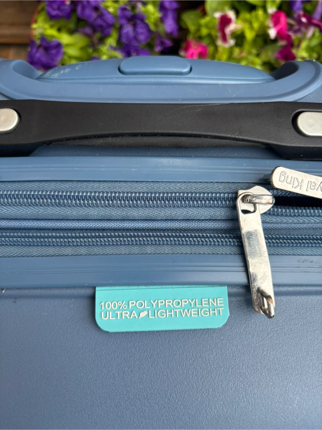 Royal King Blue Polypropylene Carry-On Luggage - photo 4