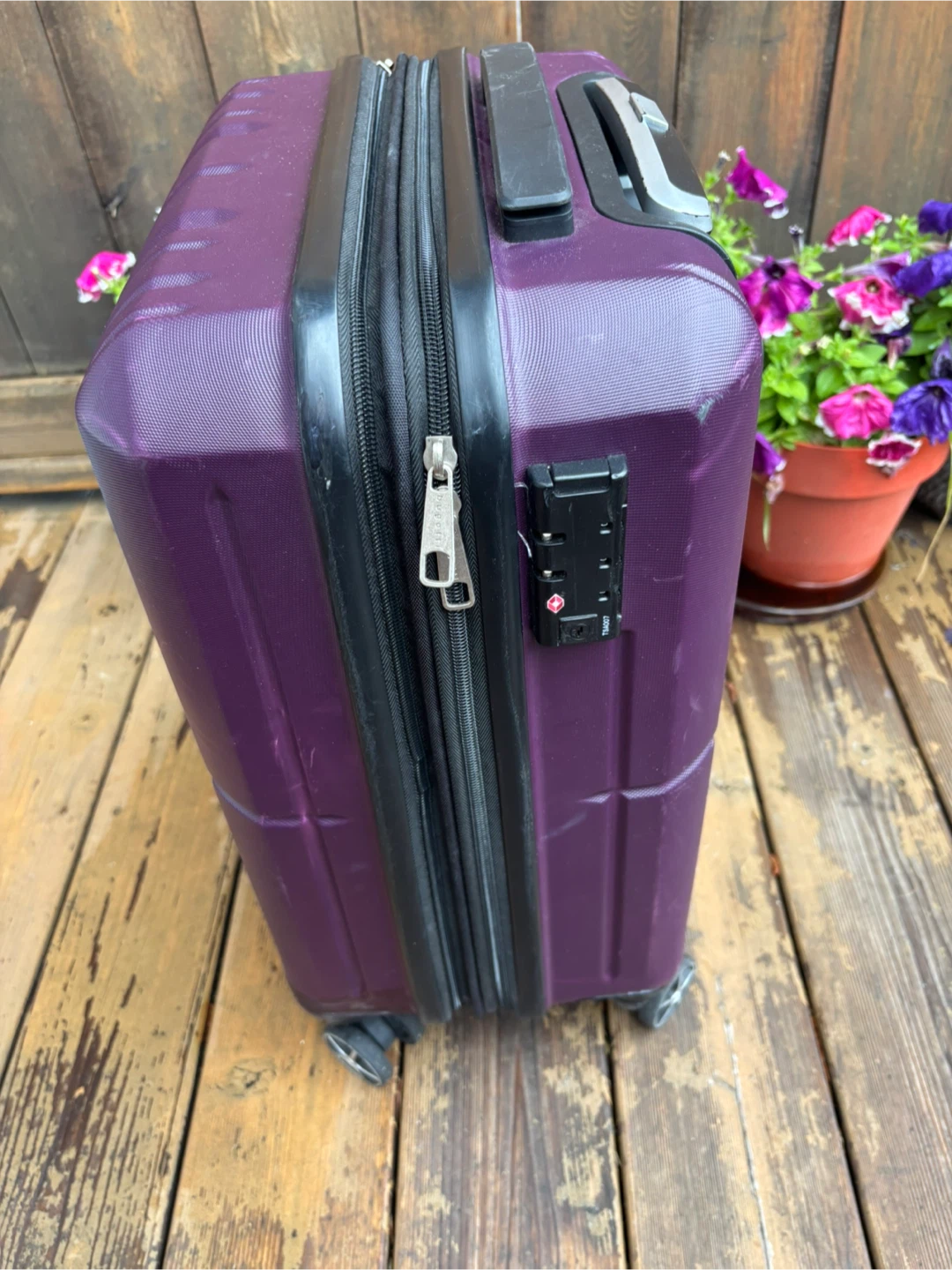 Bugatti Purple Hardside Spinner Luggage - photo 4