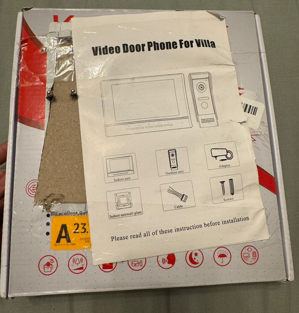 Video Door Phone for Villa, Price Negotiable!