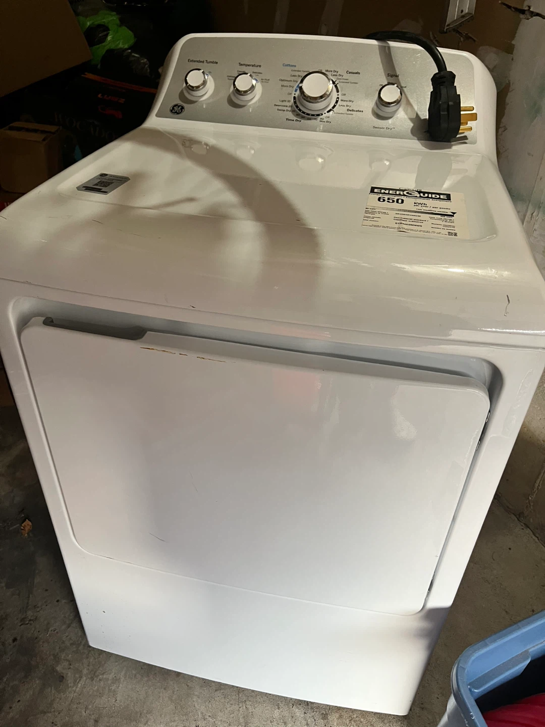 GE Electric Dryer GTD46EDMN0WS