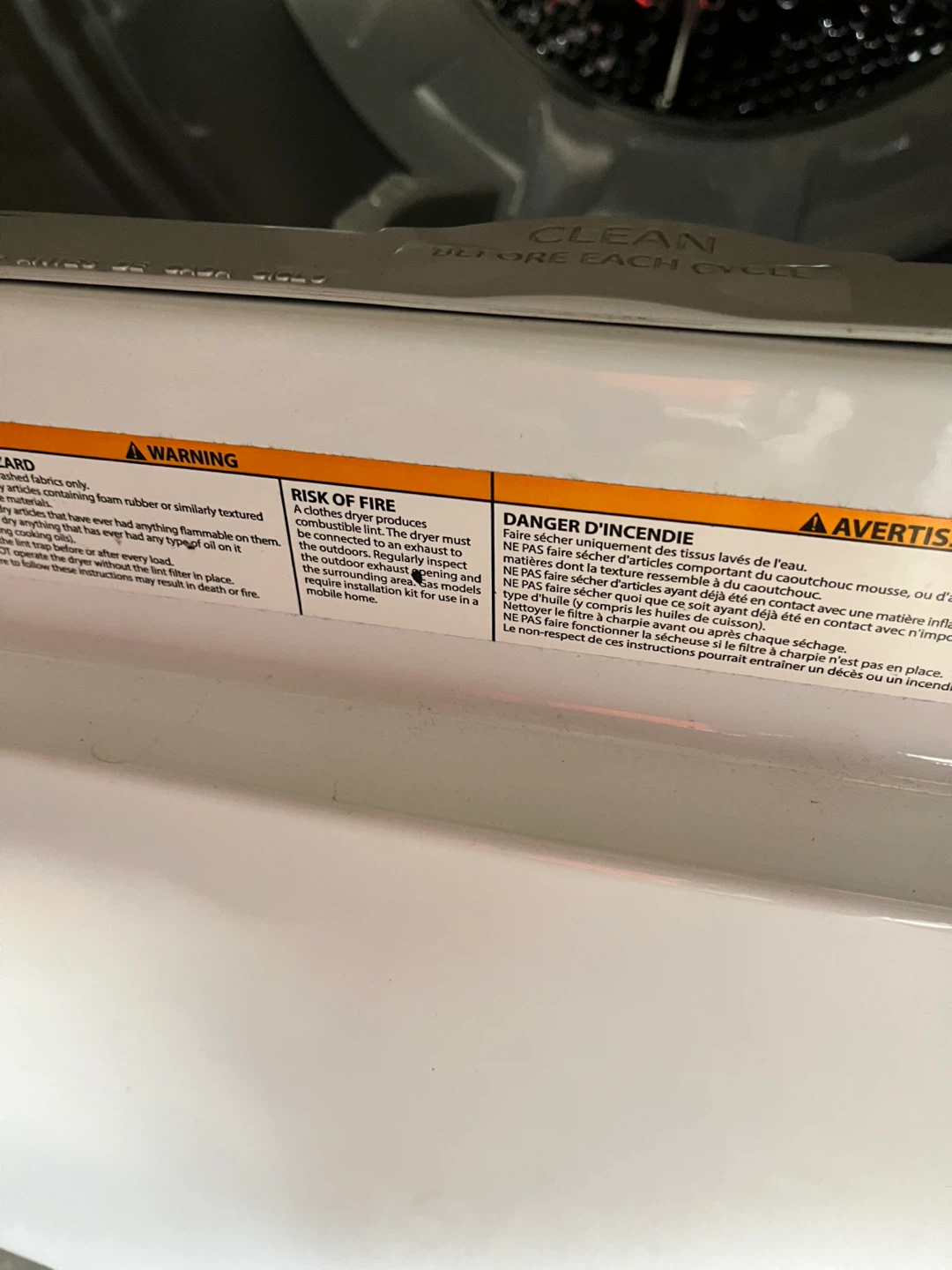 GE Electric Dryer GTD46EDMN0WS - photo 4