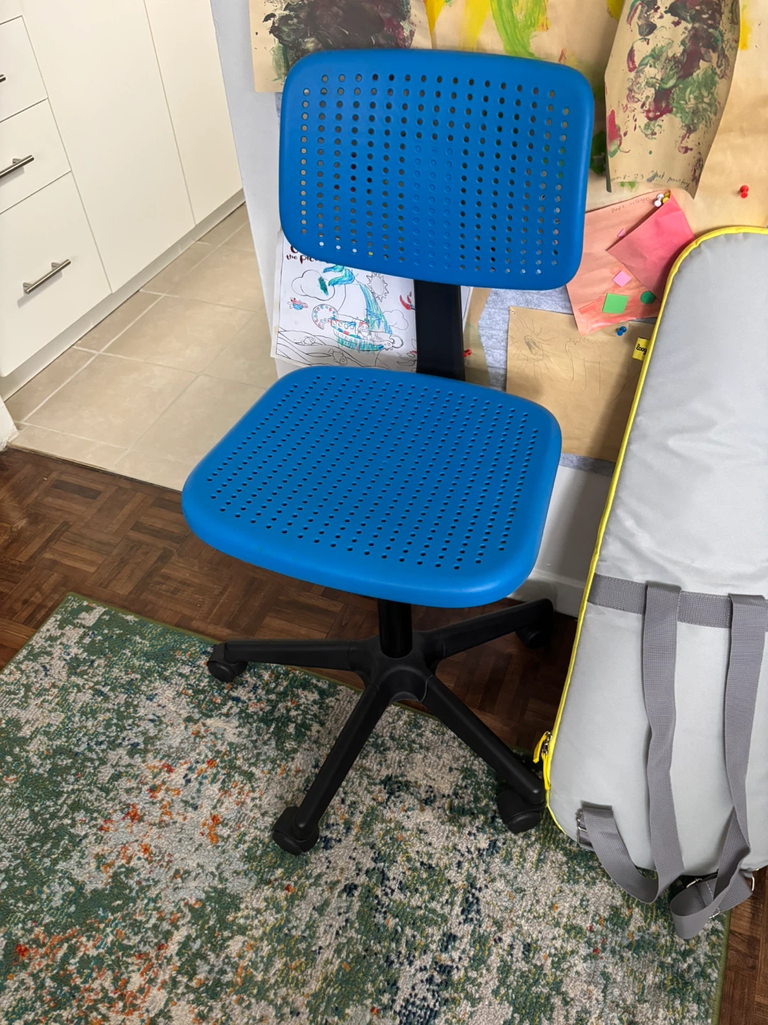 Blue Ergonomic Office Chair