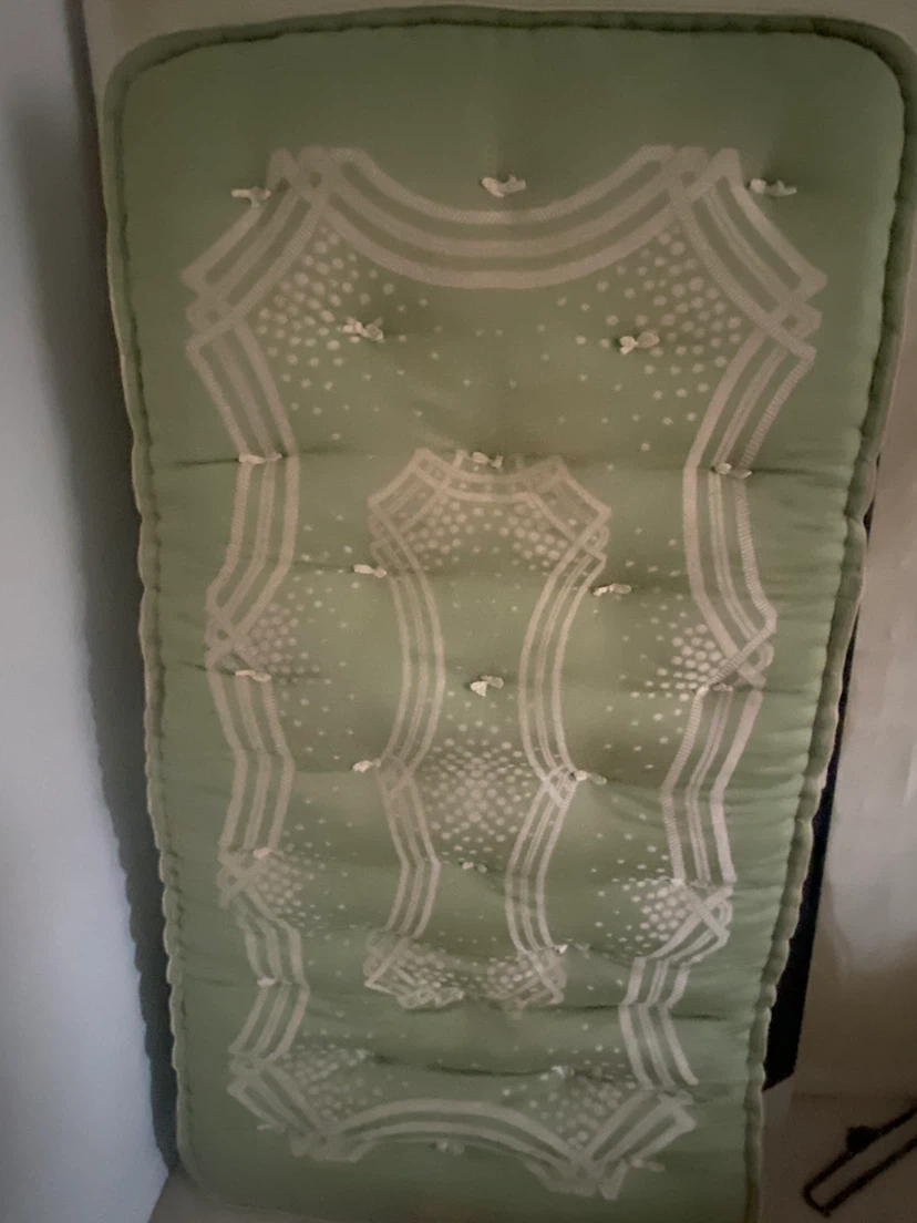 Light Green Quilted Cushion