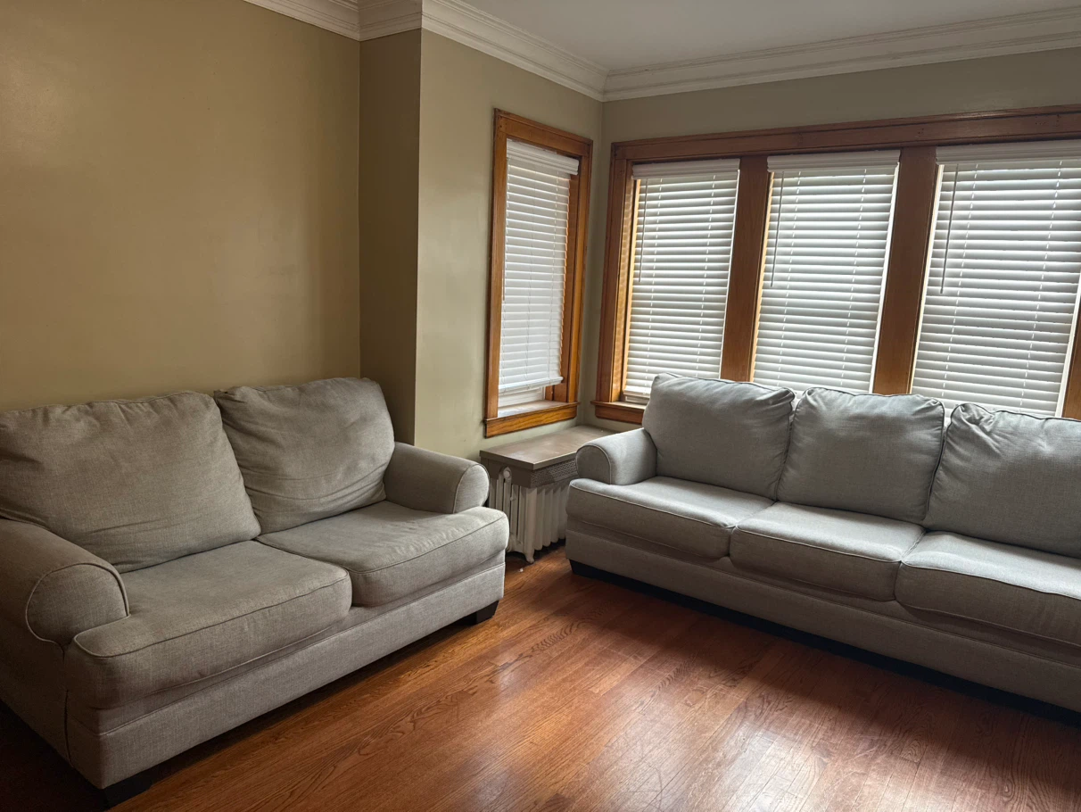 Gray Loveseat and Sofa Set - photo 2