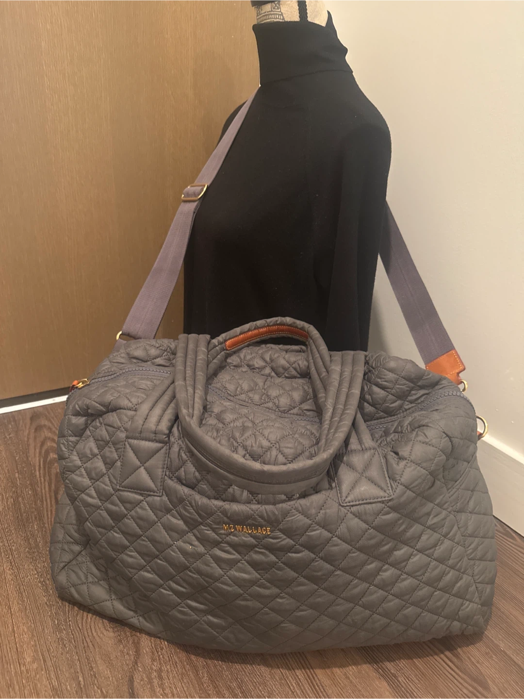 MZ Wallace Grey Quilted Tote Bag - photo 3