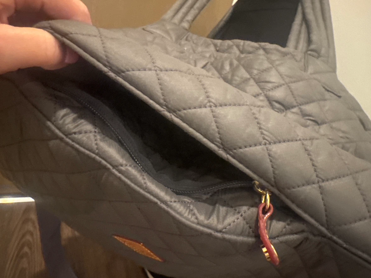 MZ Wallace Grey Quilted Tote Bag - photo 5