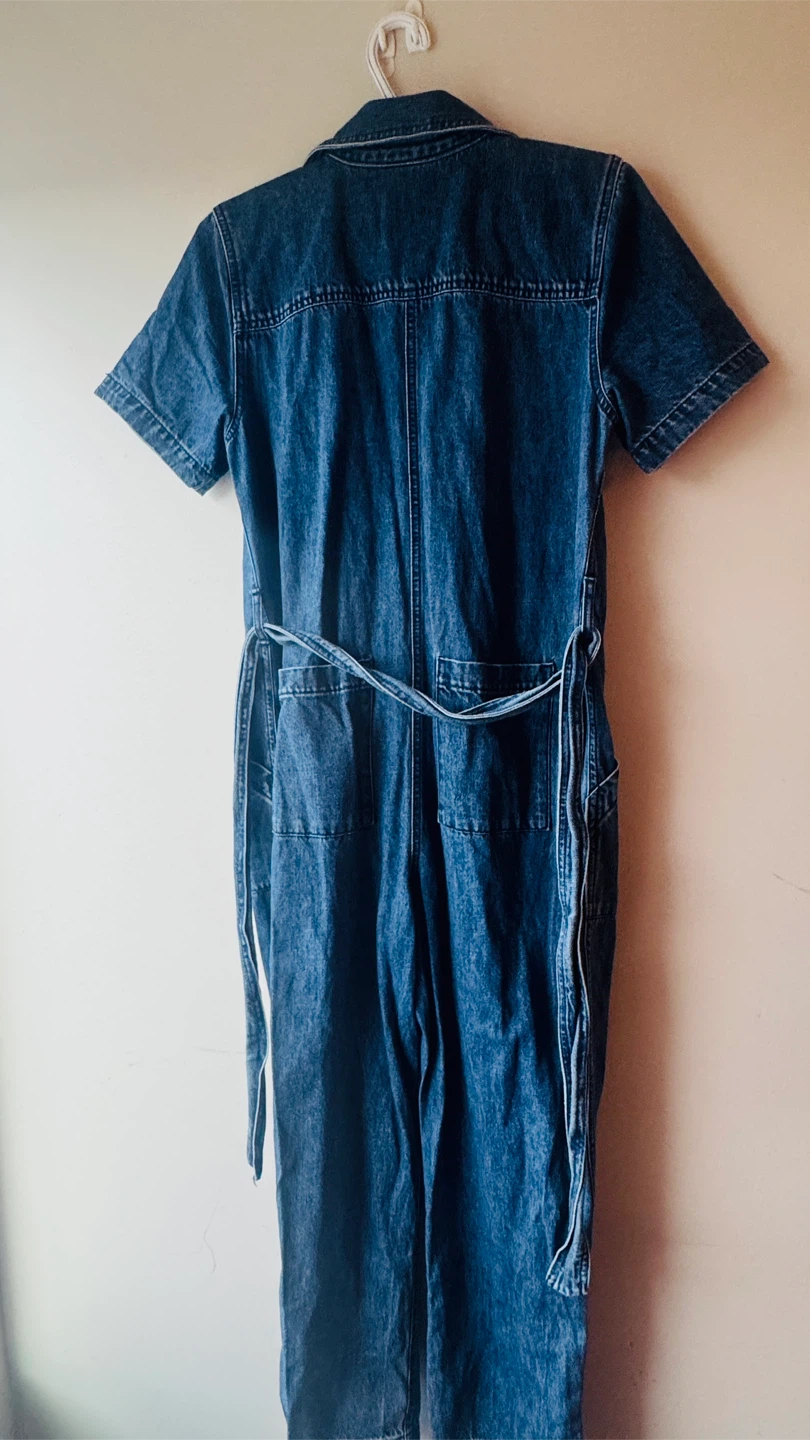 Women's Denim Jumpsuit - photo 4