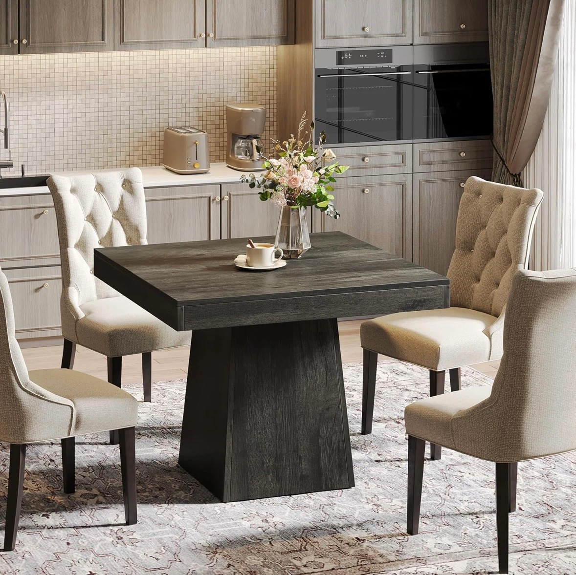 Brand new Tribesigns Square Pedestal Dining Table - photo 4