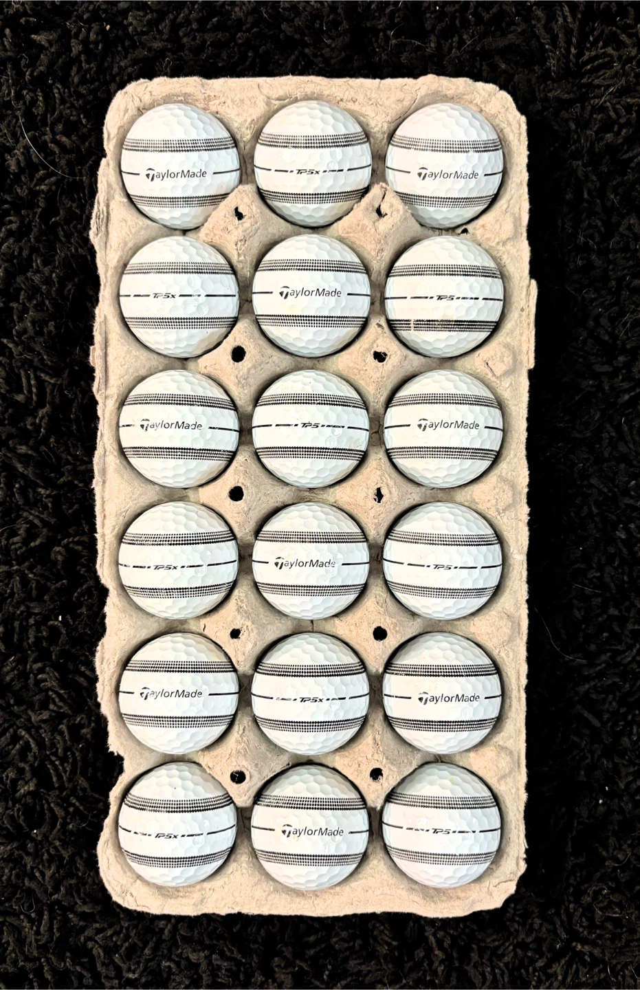 18 Taylormade TP5 & TP5x Stripe Golf Balls - photo 2