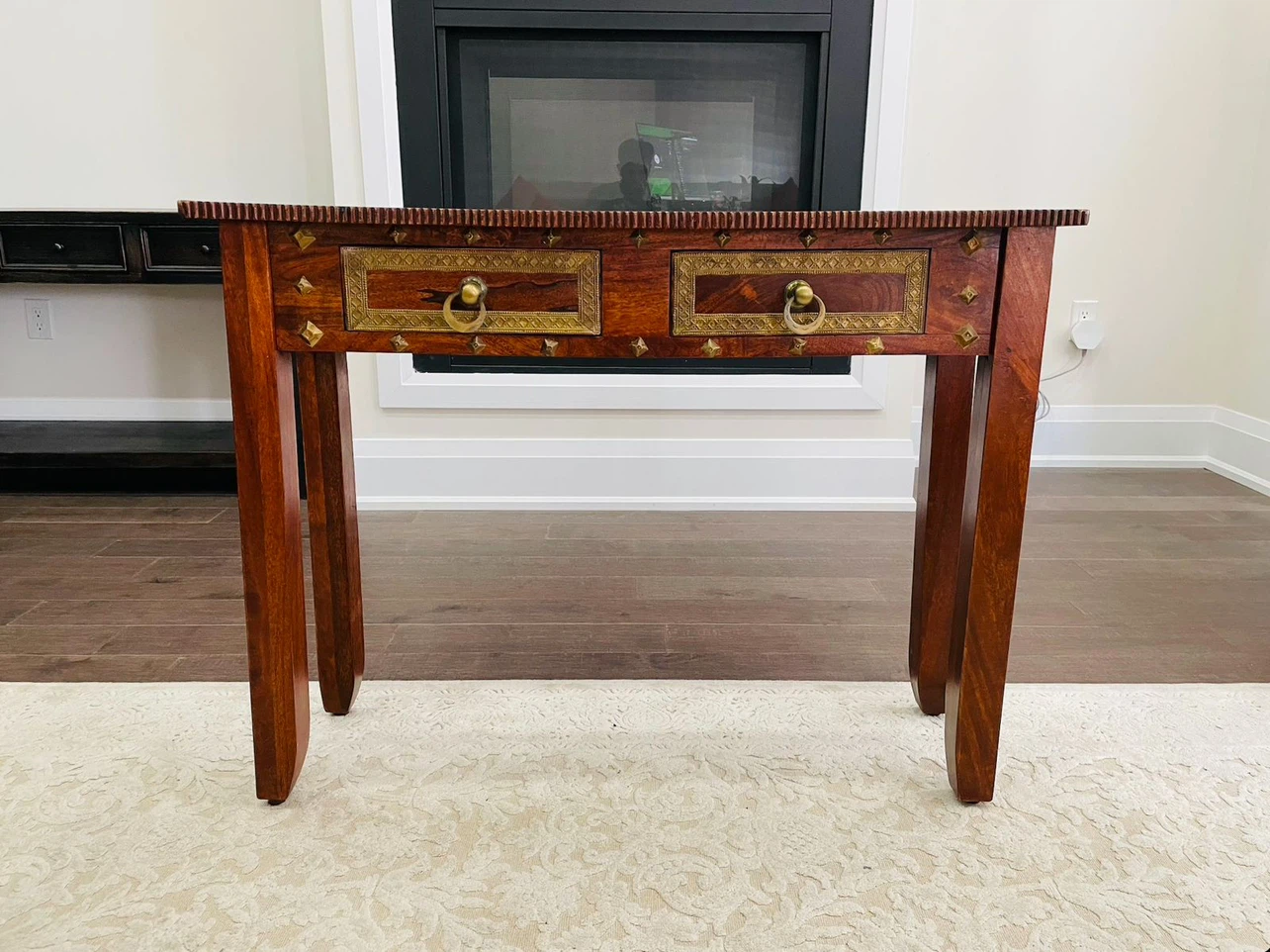 Pier 1 Solid Wood Accent Table Set – Like New
