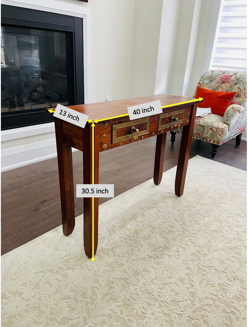 Pier 1 Solid Wood Accent Table Set – Like New - photo 2