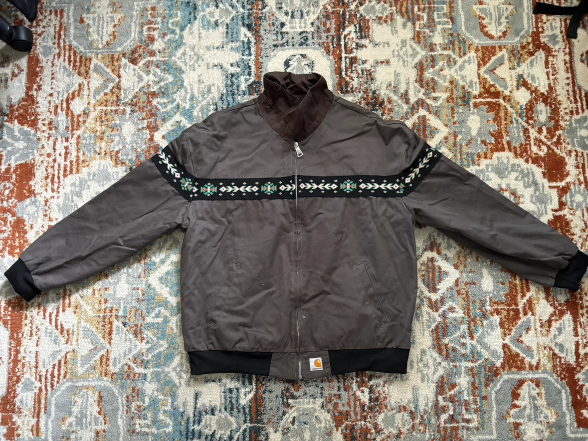 Carhartt Jacket with Geometric Pattern