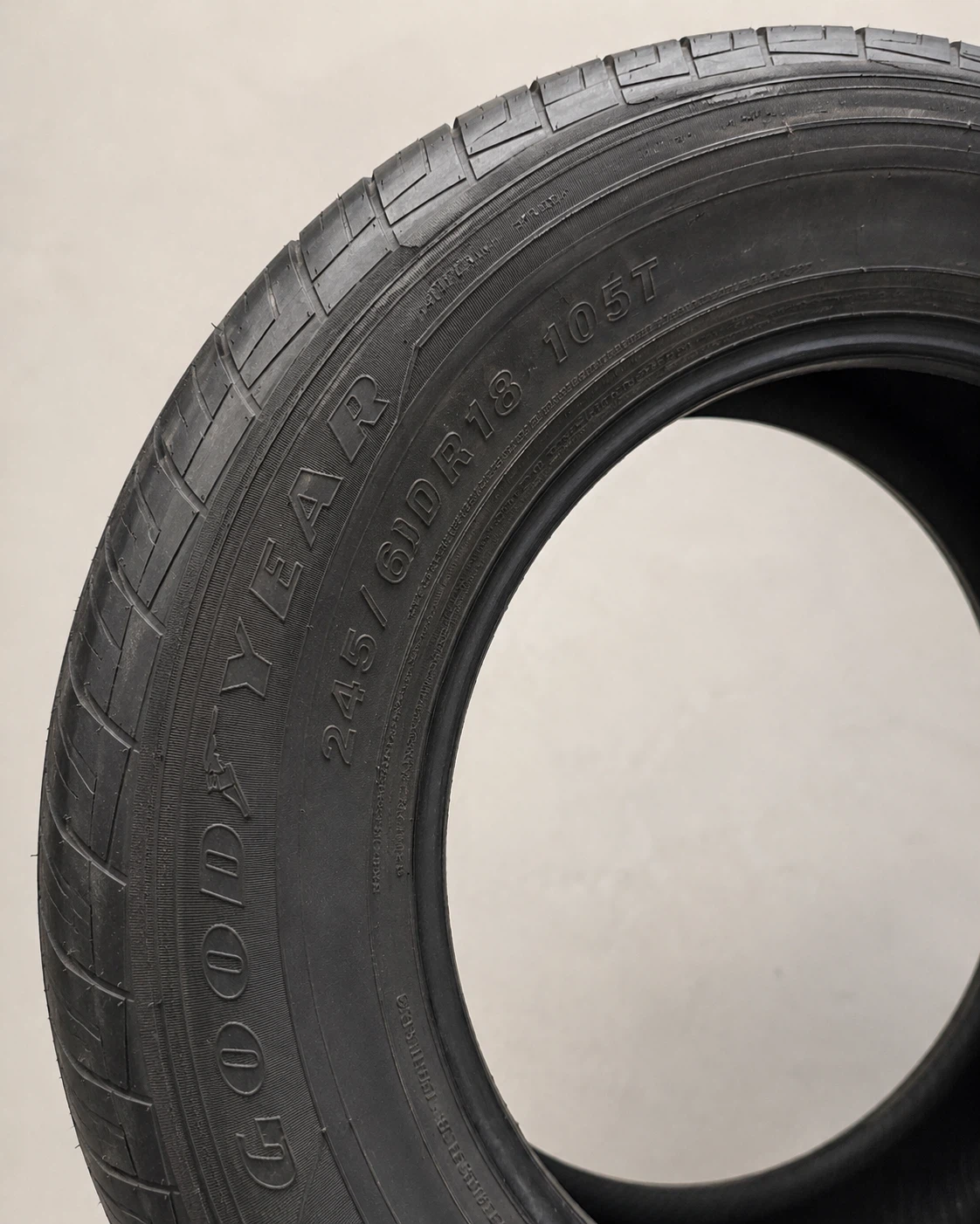 4 Used Goodyear Assurance Tires 245/60R18, Set of 4 - photo 2