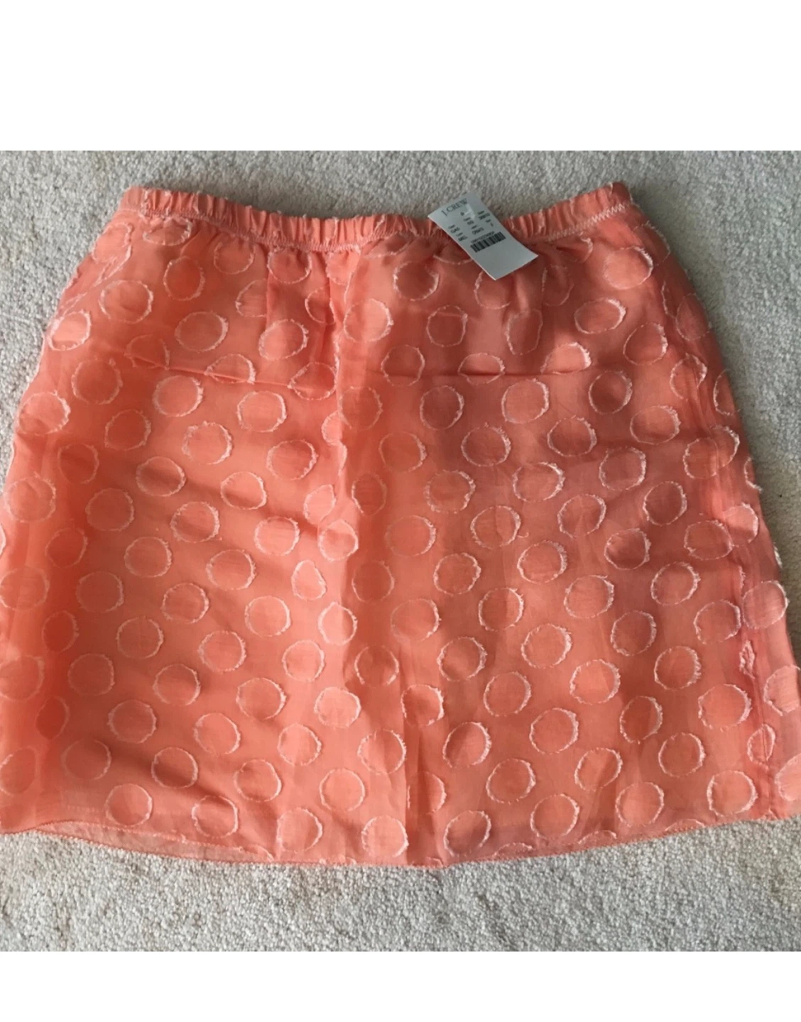 J. Crew Orange Polka Dot Skirt - Size 2
