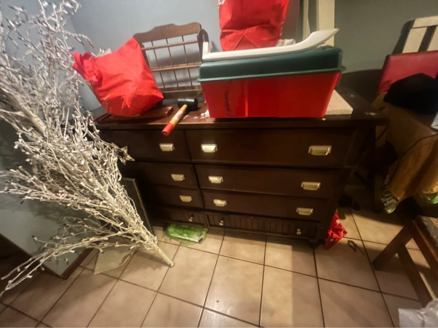 Dark Wood Dresser