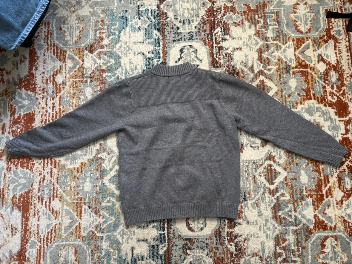 Grey Varsity Chromeheart Cardigan - photo 2