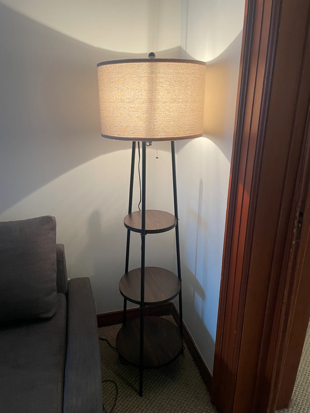 Floor Lamp with Shelves - photo 2