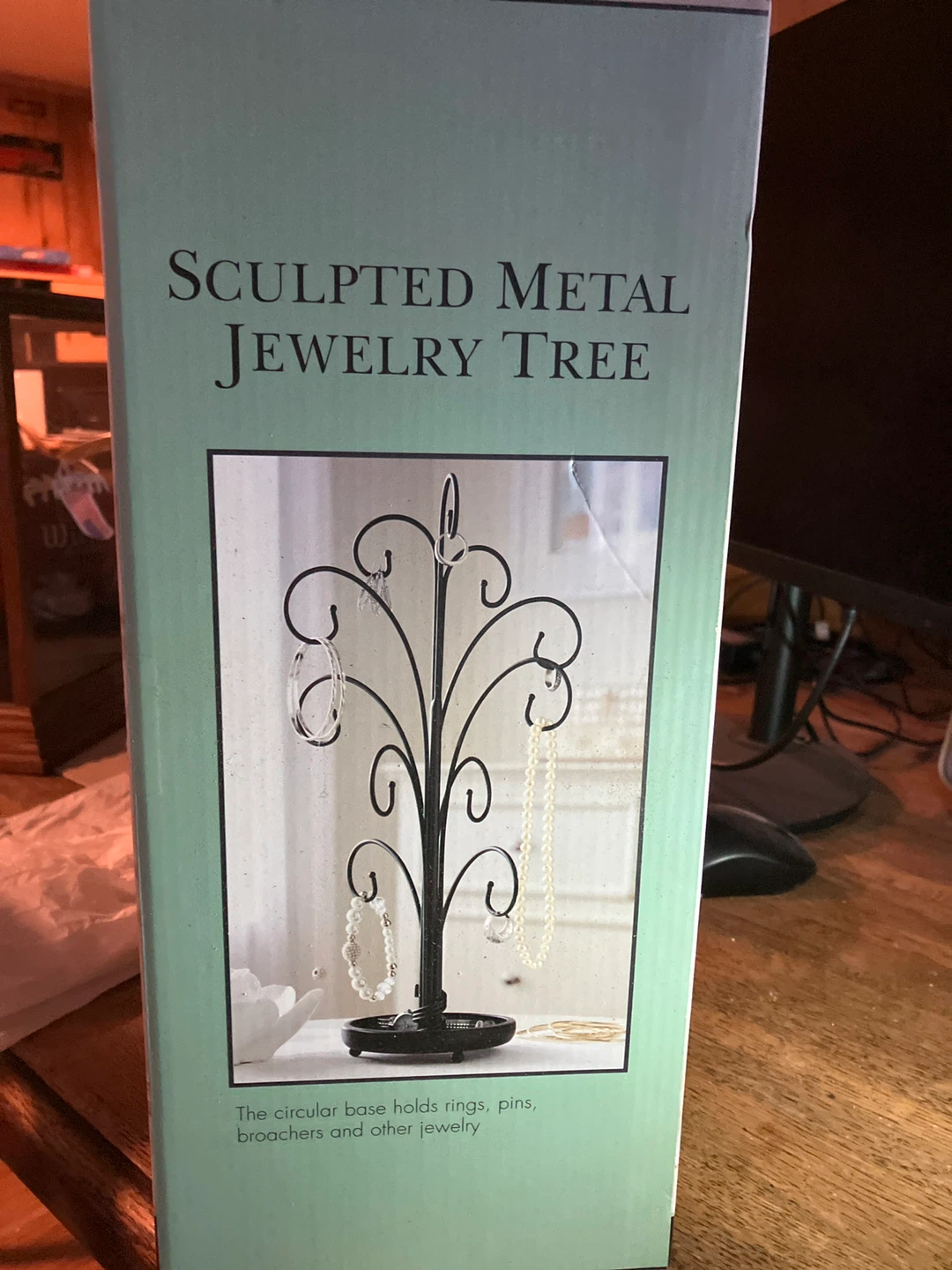 Sculpted Metal Jewelry Tree