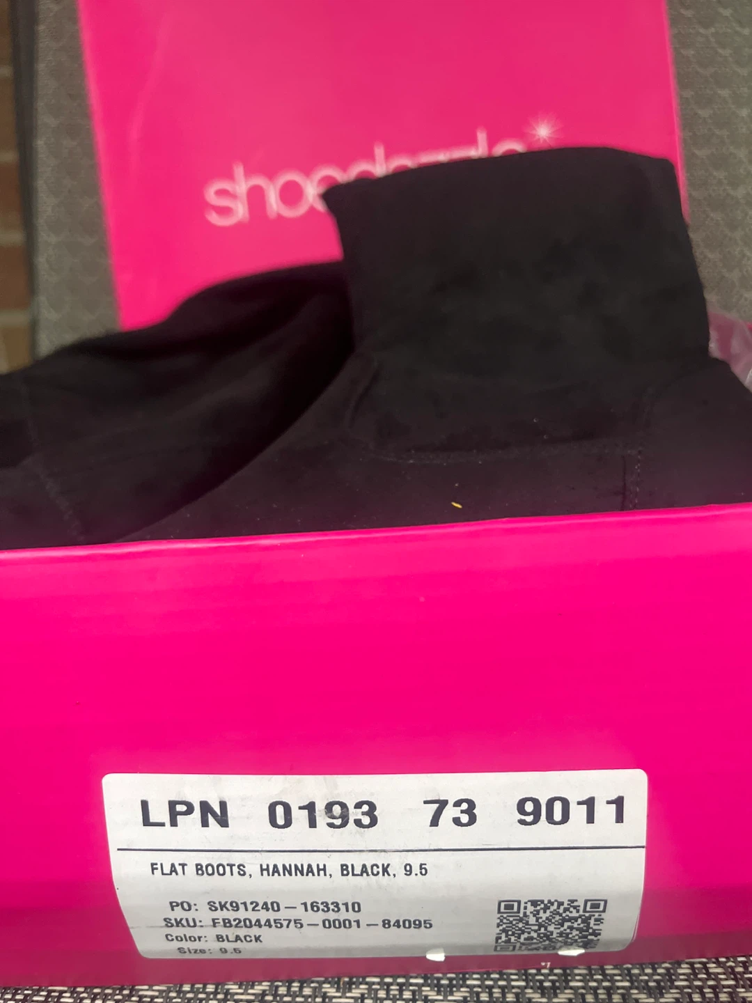 Shoedazzle Hannah Flat Boots Black Size 9.5 - photo 2