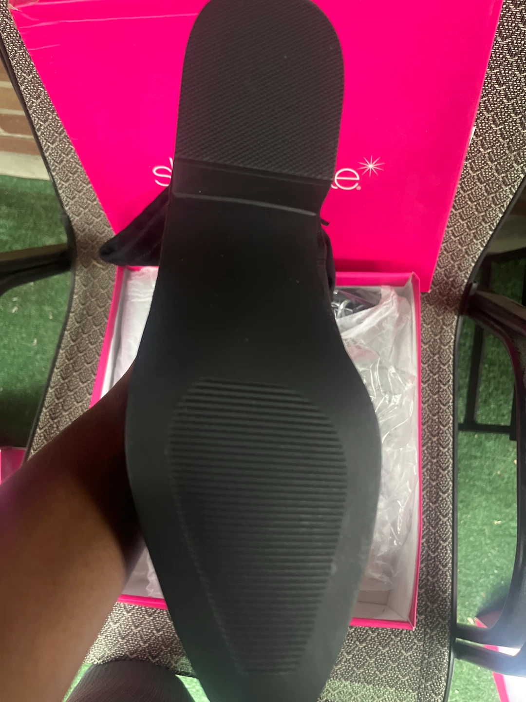 Shoedazzle Hannah Flat Boots Black Size 9.5 - photo 4