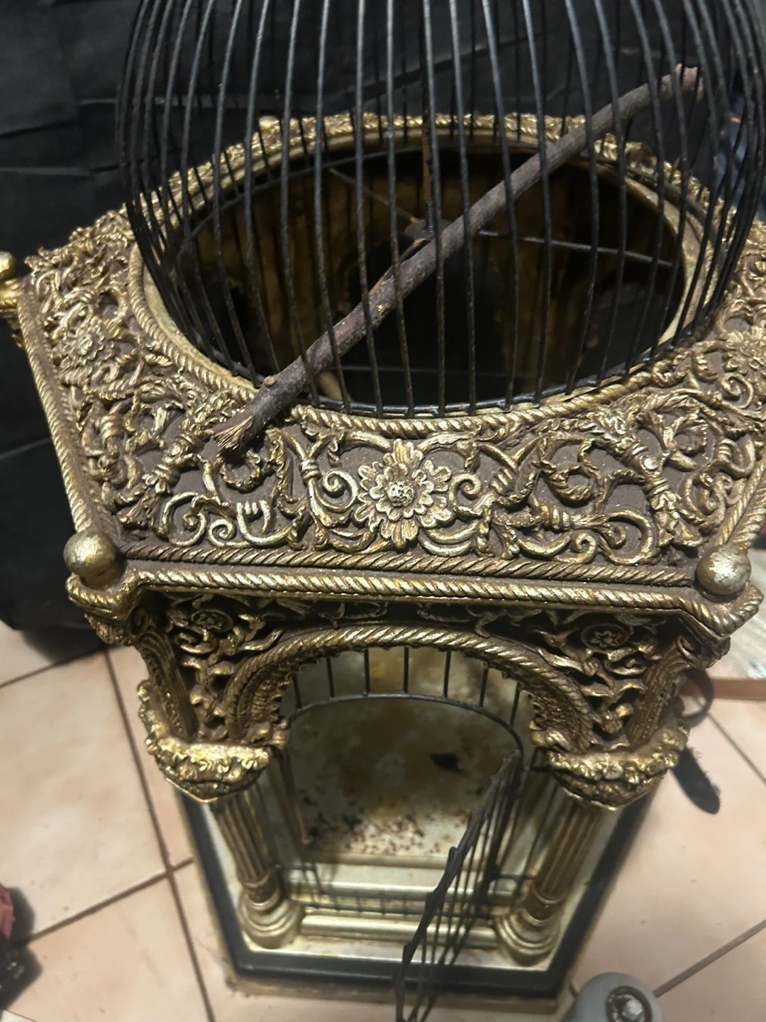 Ornate Vintage Style Bird Cage - photo 5