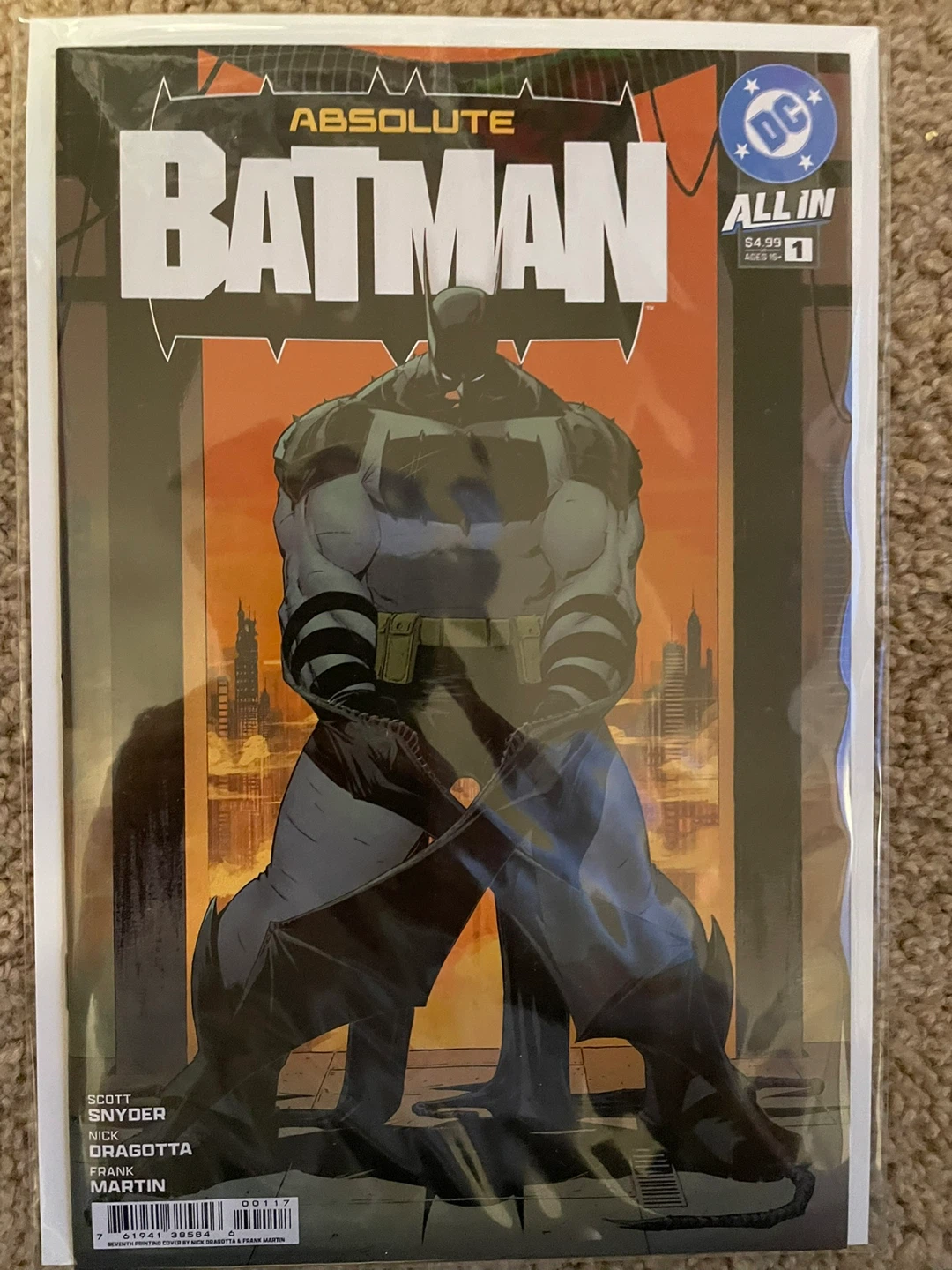 Absolute Batman #1 seventh printing