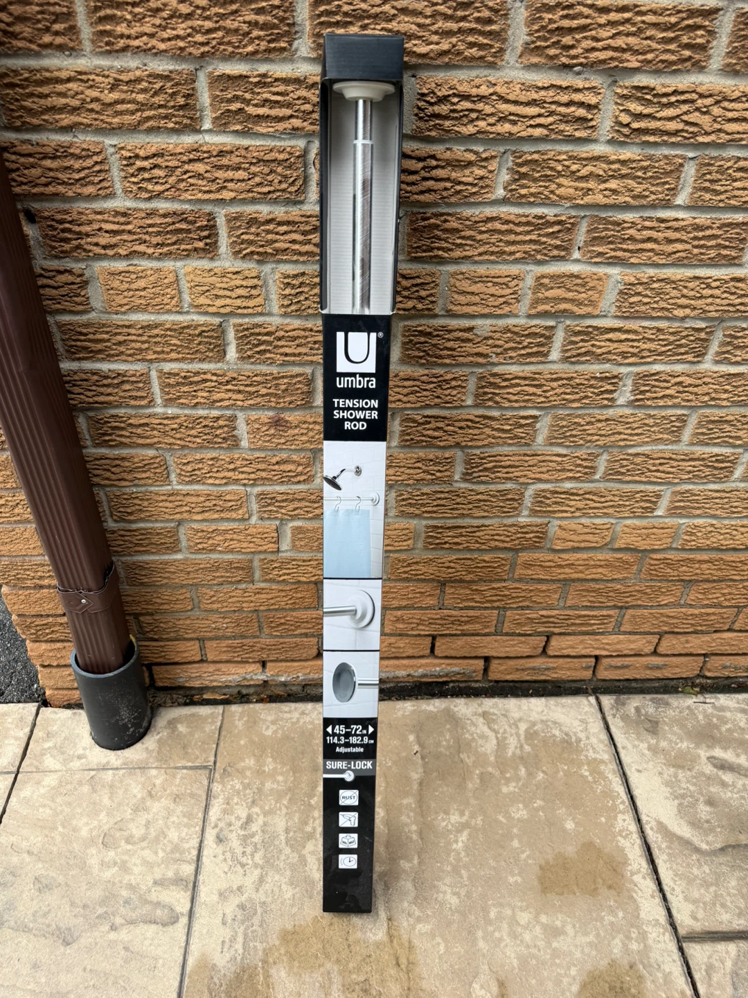 Umbra Tension Shower Rod 45-72 inches - photo 3