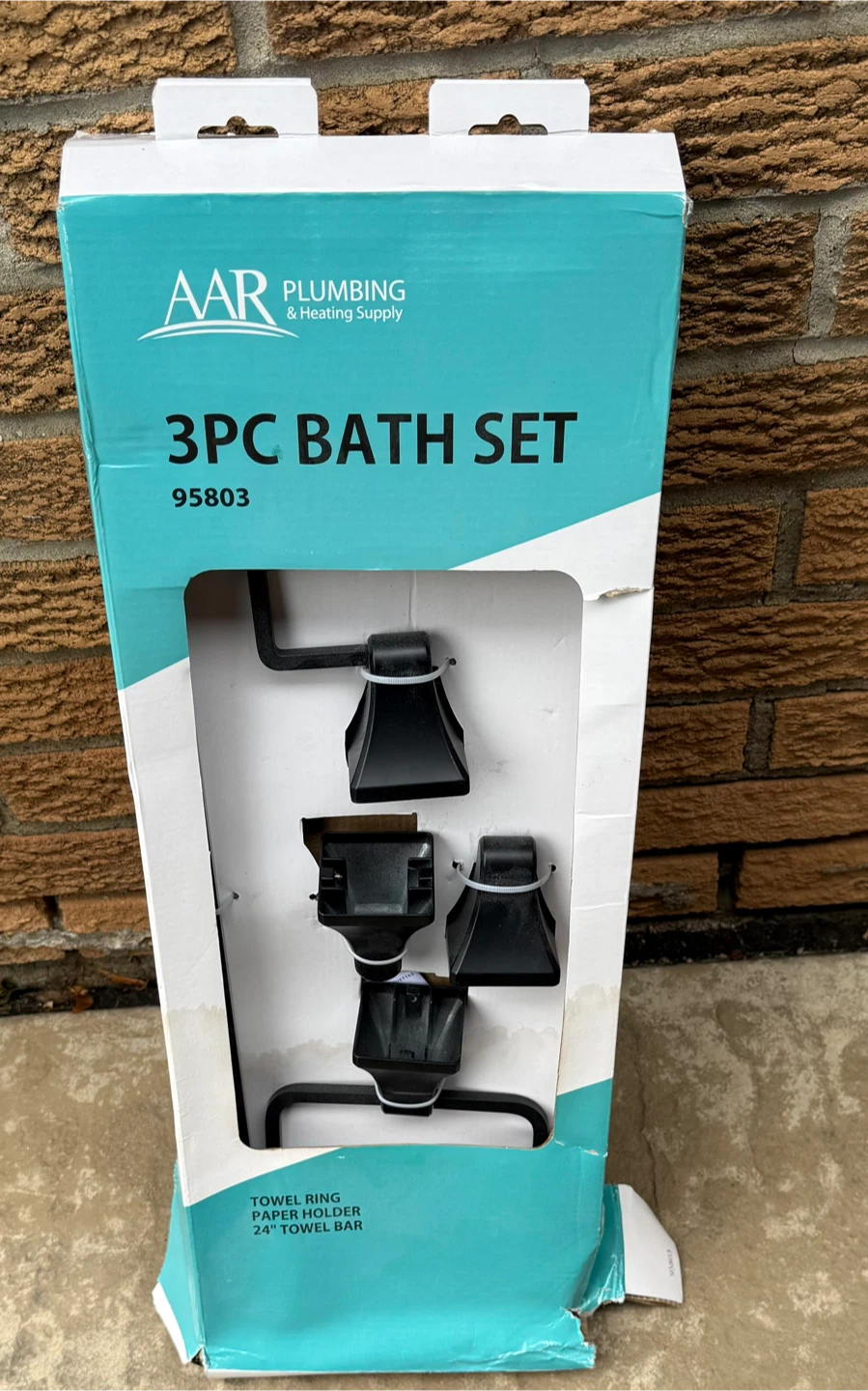 AAR Plumbing 3pc Bath Set