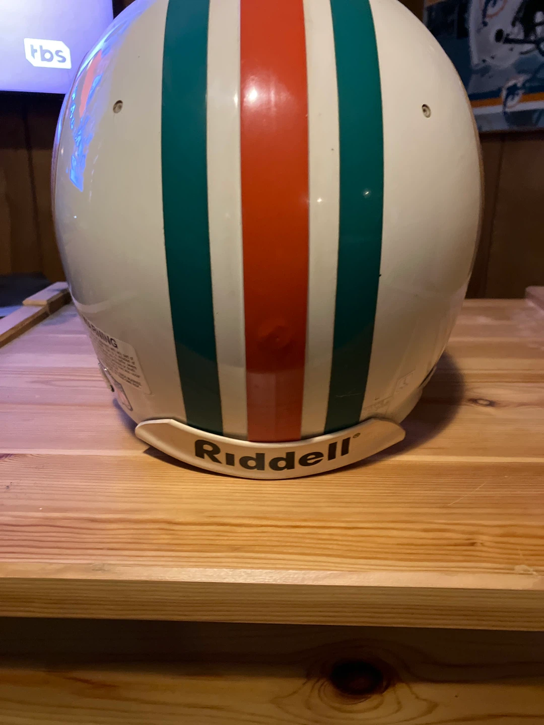 Riddell Miami Dolphins Football Helmet - photo 4