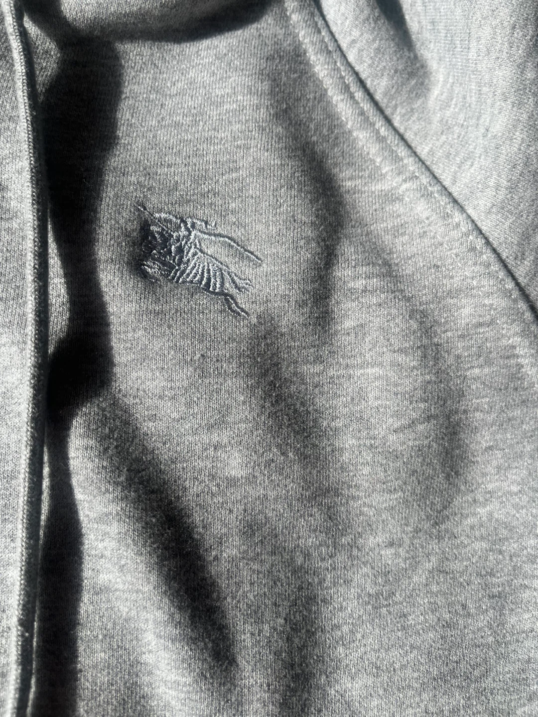 Burberry Grey Full Zip Hoodie - photo 3