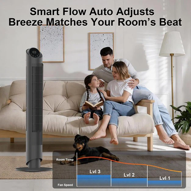 🔥 Brand NEW –Oscillating Tower Fan 40"  (Black) - photo 3