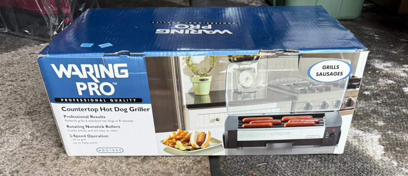 Waring Pro Countertop Hot Dog Griller