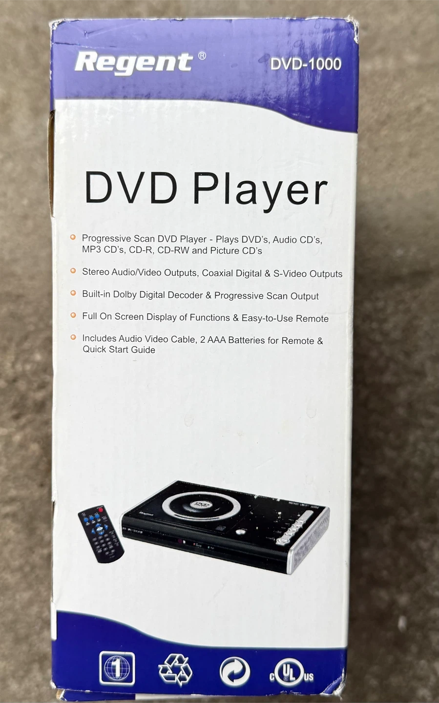 Regent DVD-1000 DVD Player