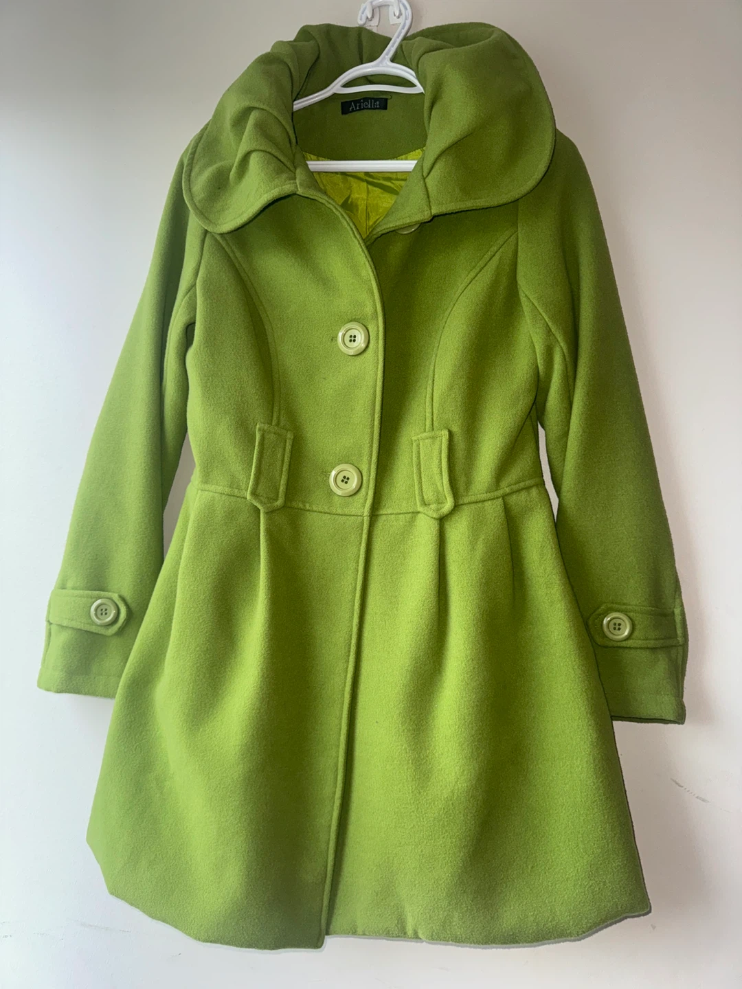 Ariella Green Wool Coat - photo 2