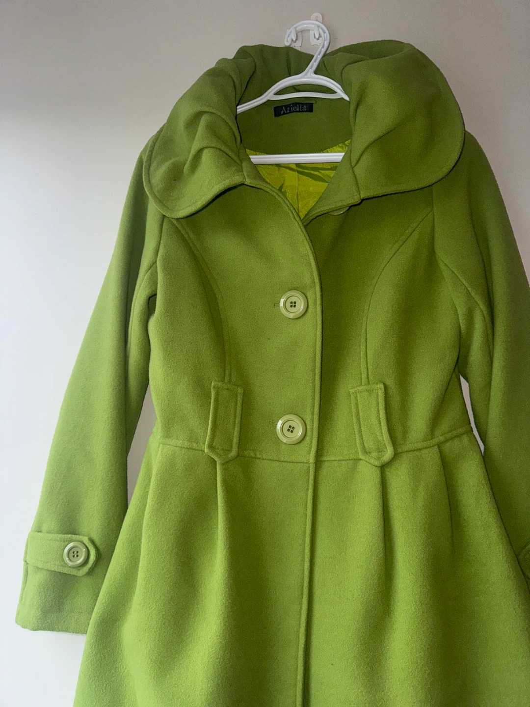 Ariella Green Wool Coat - photo 3