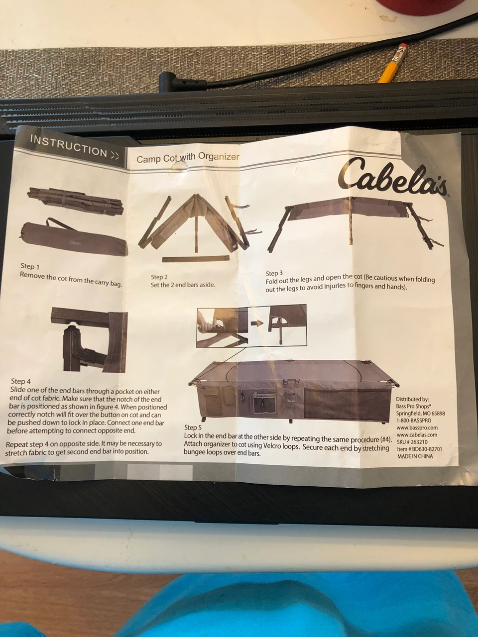 Cabela's Camp Cot with Organizer - photo 3