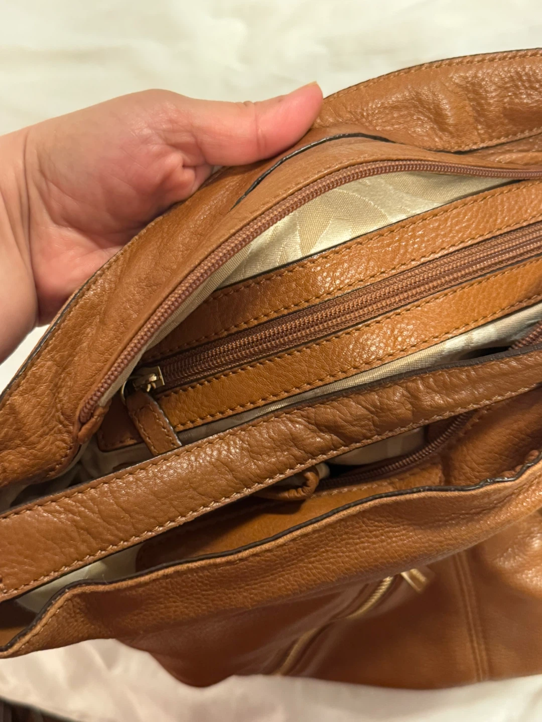 Michael Kors Brown Leather Hobo Handbag - photo 5