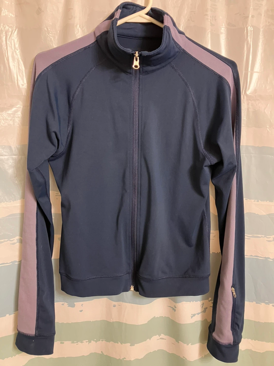 Navy and Purple Track Jacket