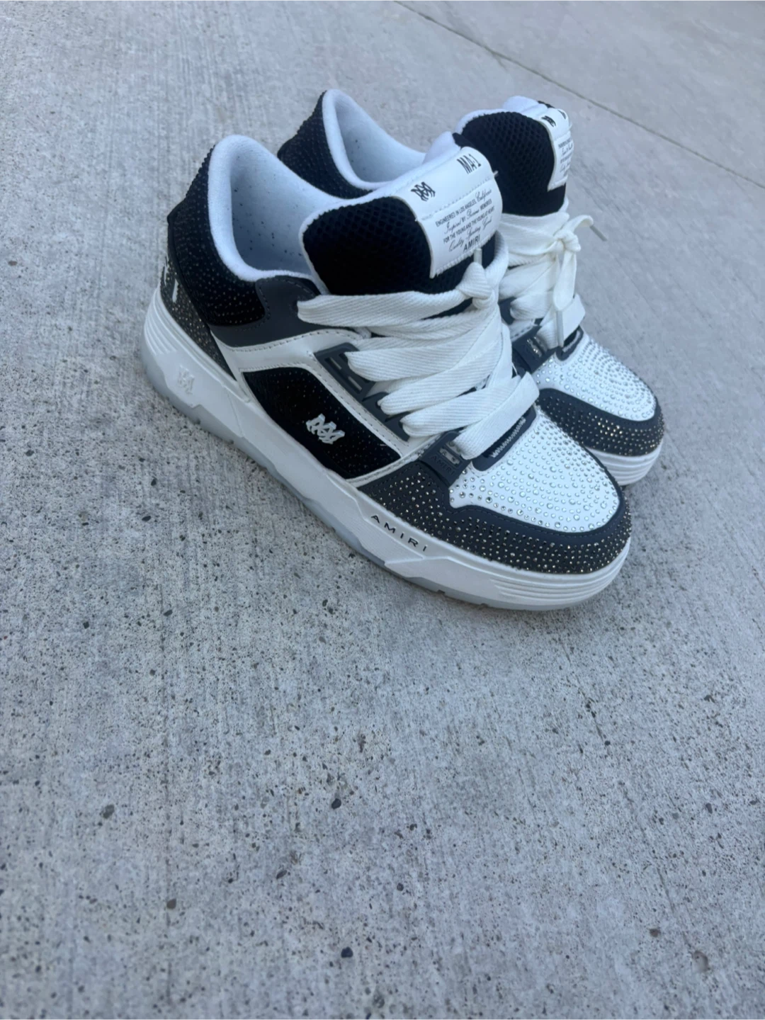 Amiri MA-1 Crystal Sneakers