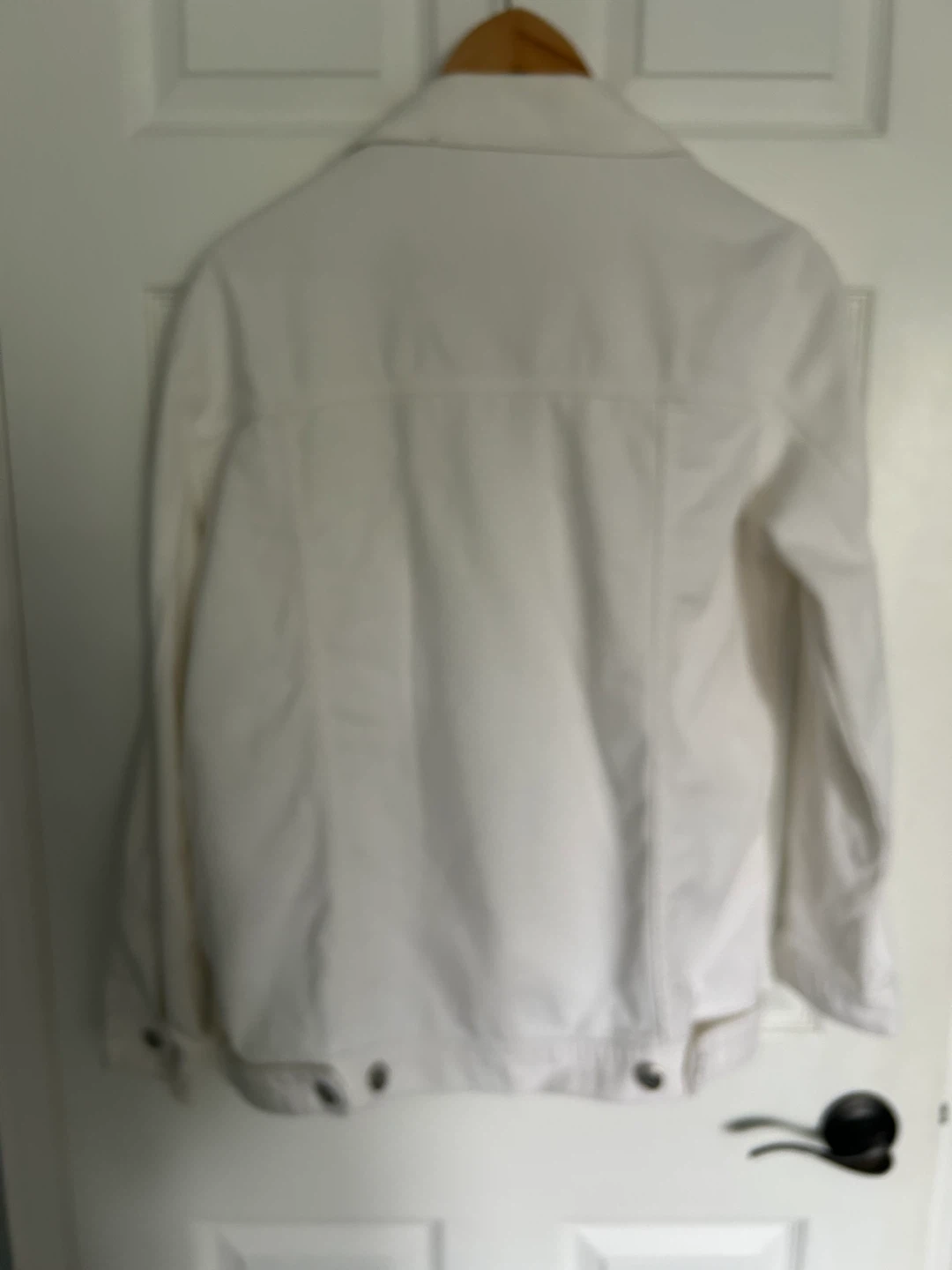 Streetwear Society White Denim Jacket - Size M - photo 2