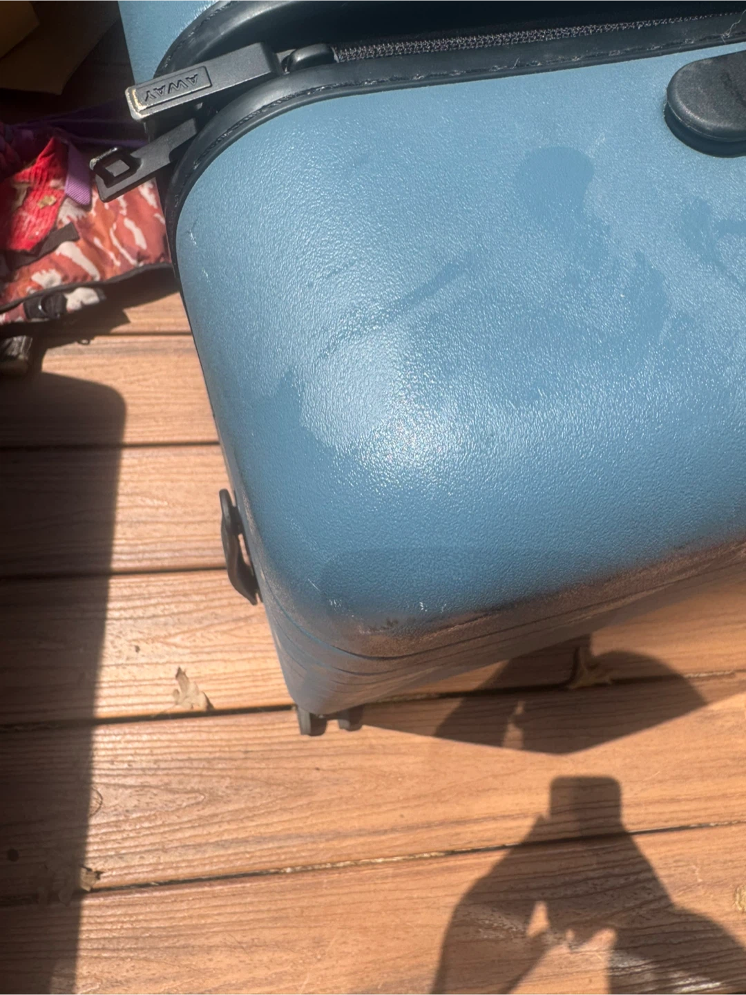 AWAY Medium Checked Suitcase - photo 3