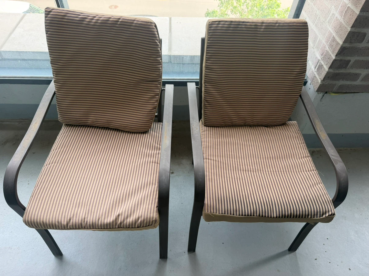 Outdoor Patio Chairs with Cushions