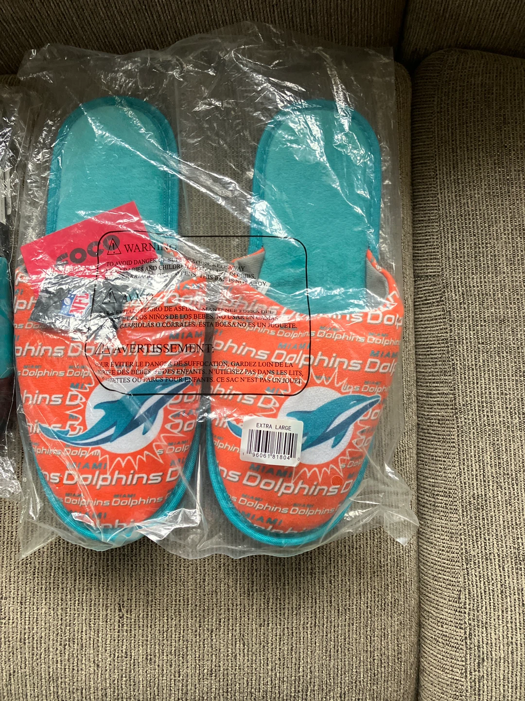 Miami Dolphins NFL Slippers and Slides Set - photo 2