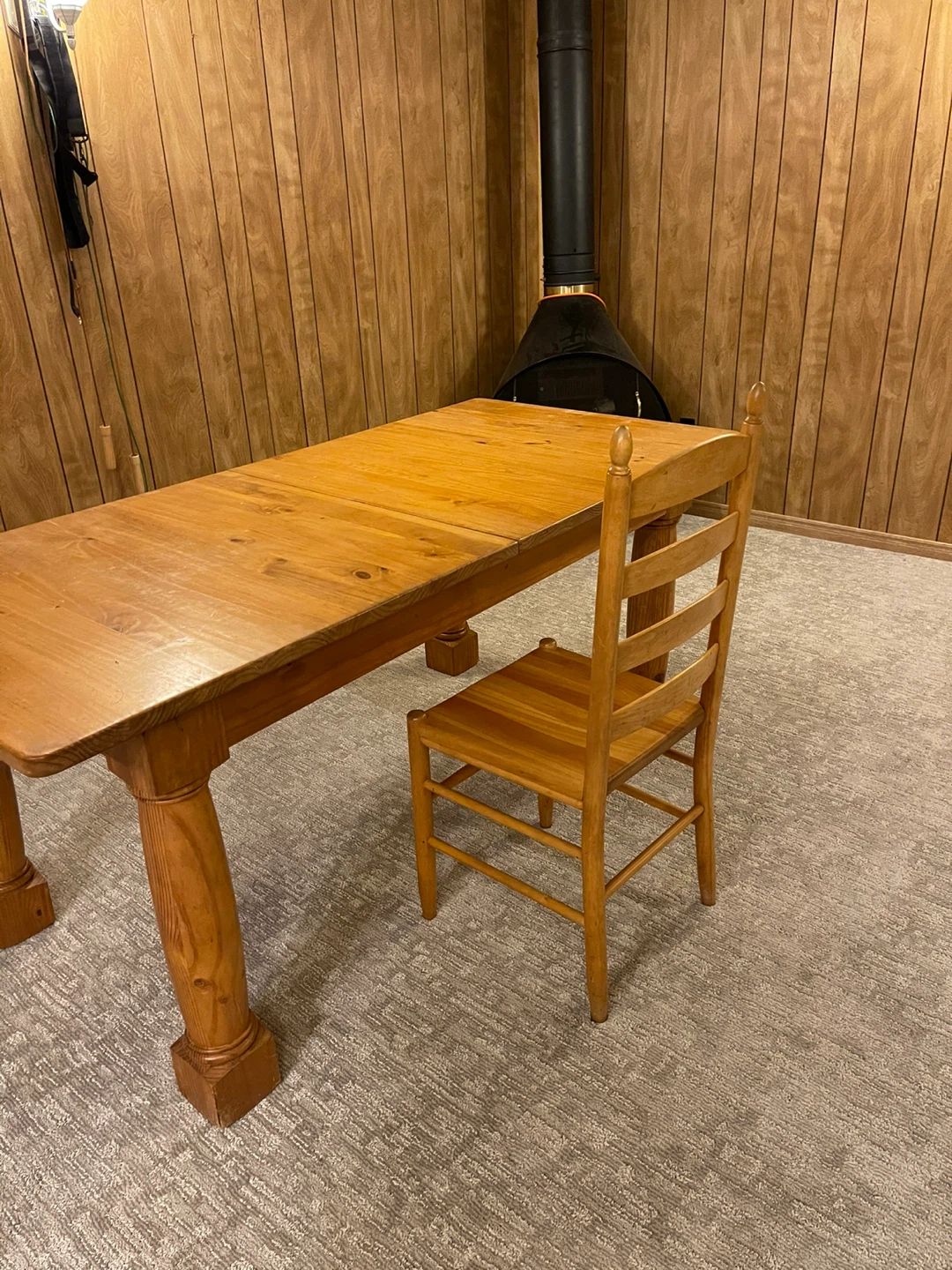 Wooden Dining Table and Chair Set