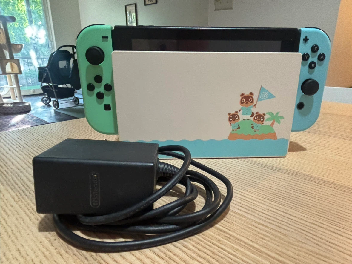 Complete Nintendo Switch AC NH Edition TV Bundle (w/ Game) - photo 4