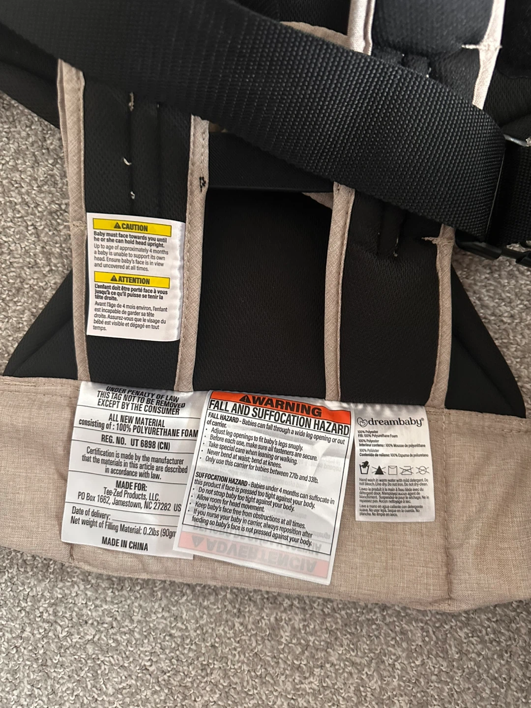 Dream Baby Baby Carrier - photo 2