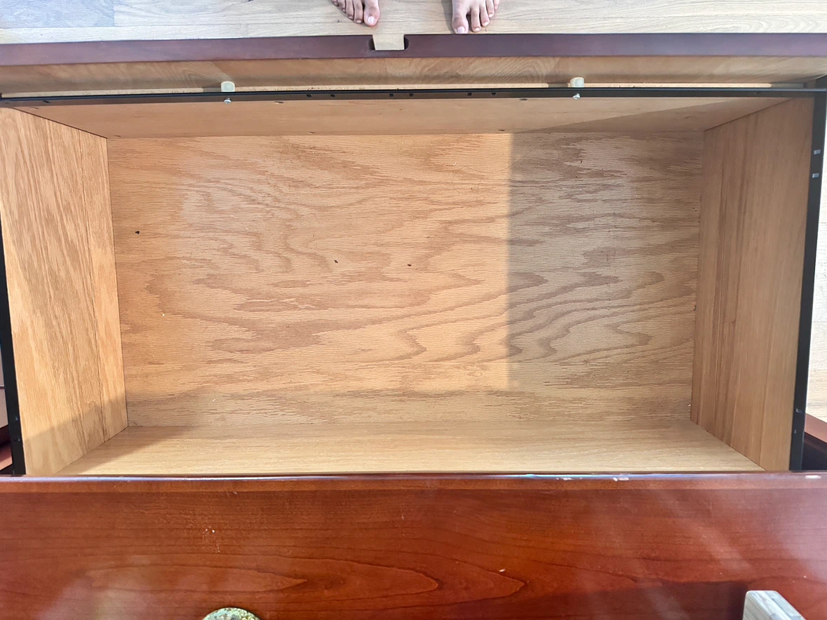 Solid Wood Hutch Wall Unit with Cabinet and Drawer Storage - photo 5