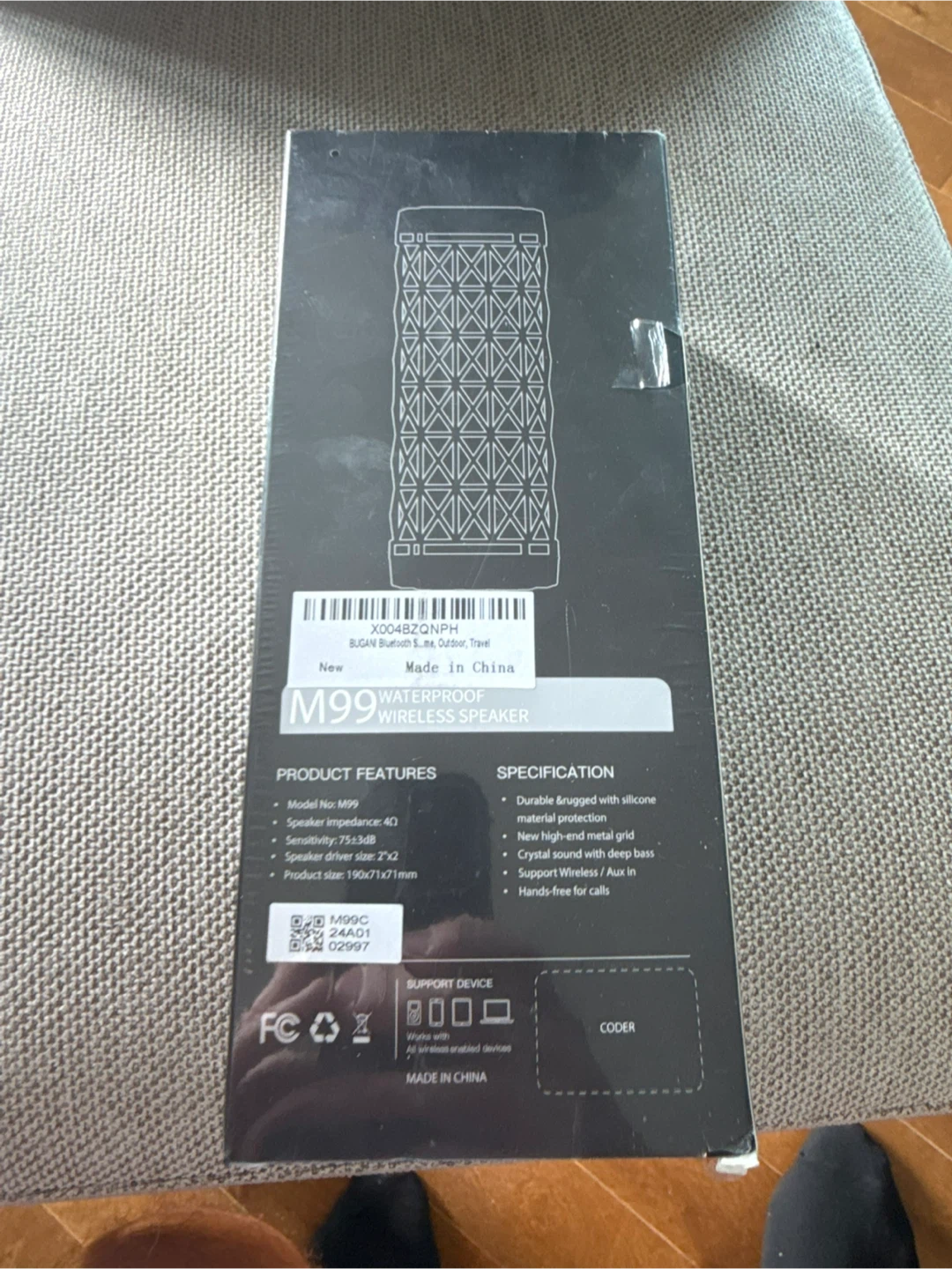 BUGANI M99 Waterproof Wireless Speaker - photo 2