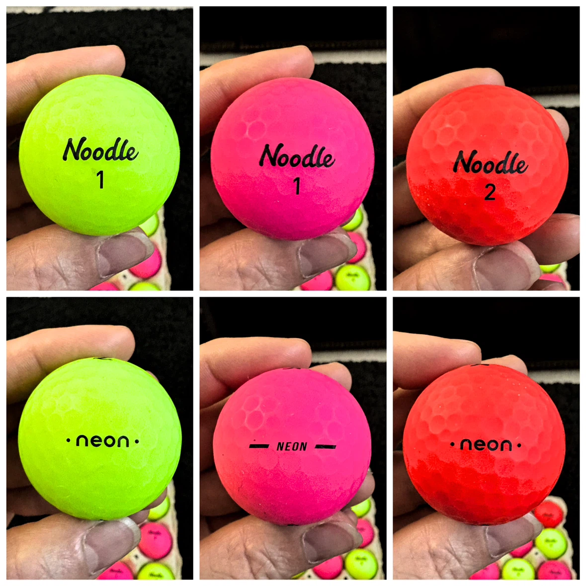 18 Taylormade Noodle Neon Coloured Golf Balls - photo 3