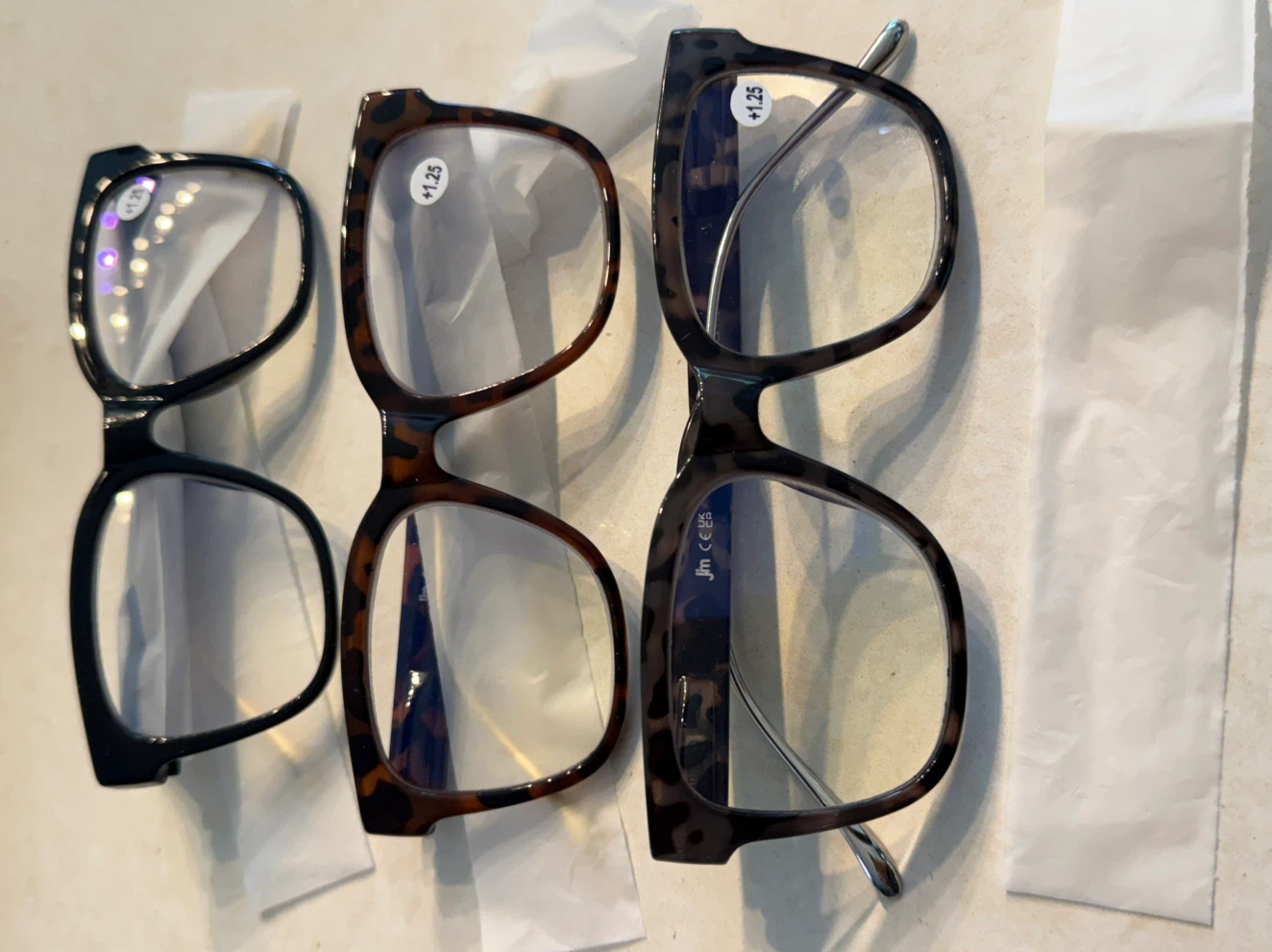 3 Pairs Reading Glasses +1.25 - photo 2
